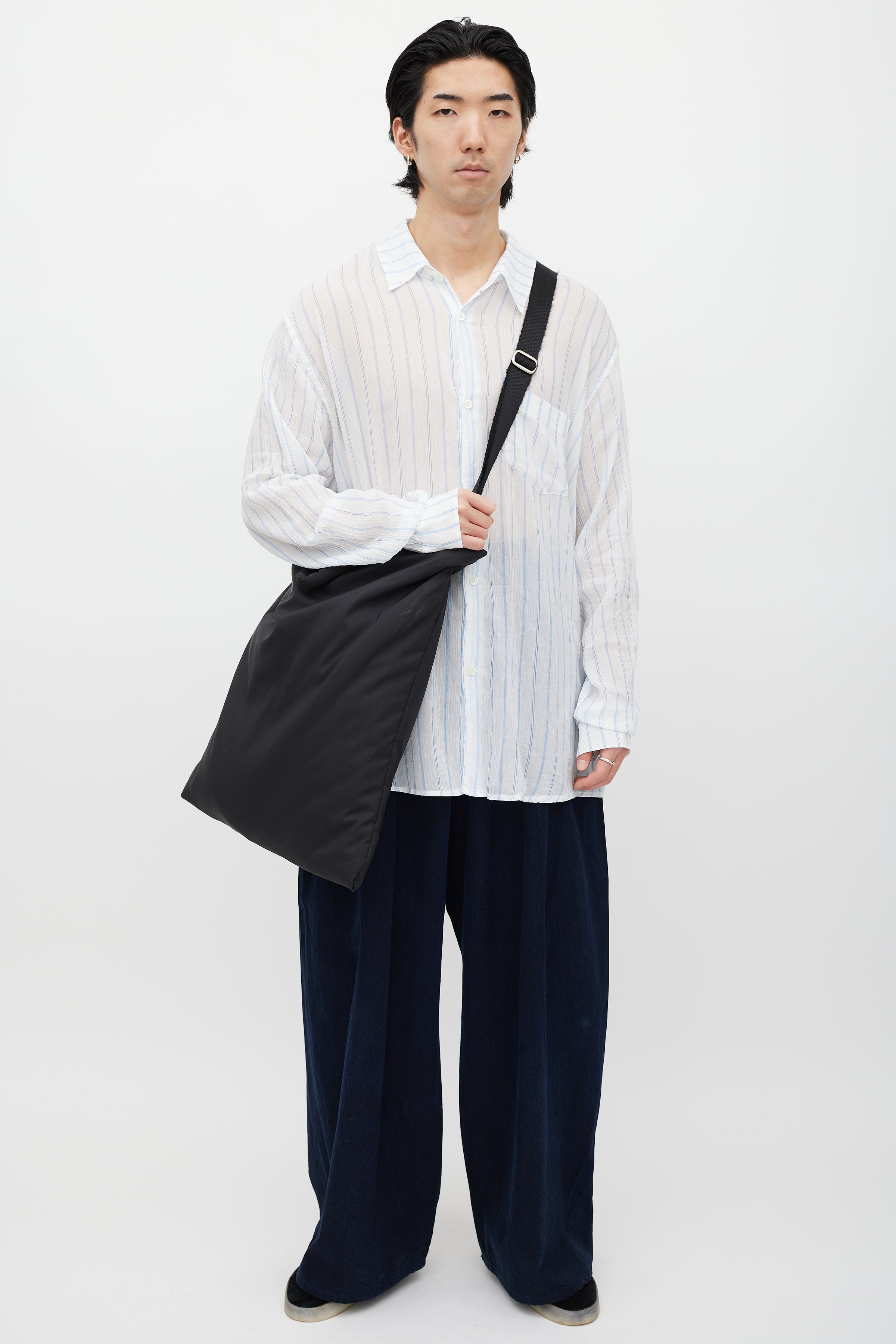 Our Legacy // Black Padded Big Pillow Tote – VSP Consignment
