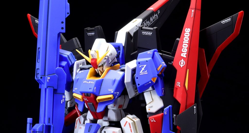 ガンプラ【HGUC Zガンダム】キットレビュー2 成形色仕上げ（つや消し
