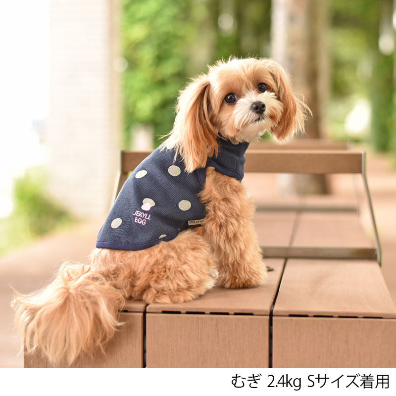 ドット柄タンク XS/S/M/L/DS/DM/XL/XXL Jekyll Egg-ジキルエッグ- 犬服