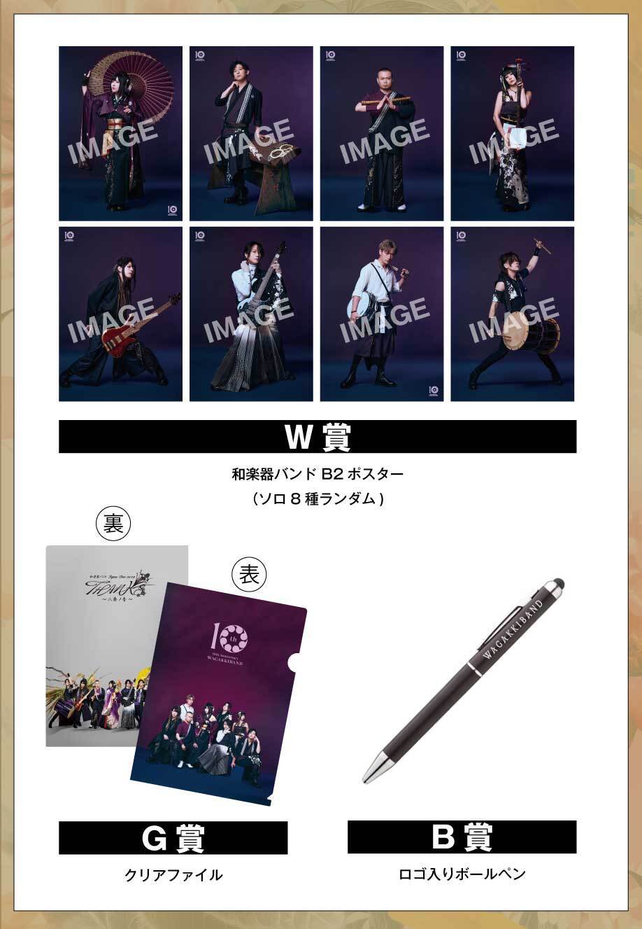 和楽器バンドJapan Tour 2024 THANKS 〜八奏ノ音」オフィシャルグッズ
