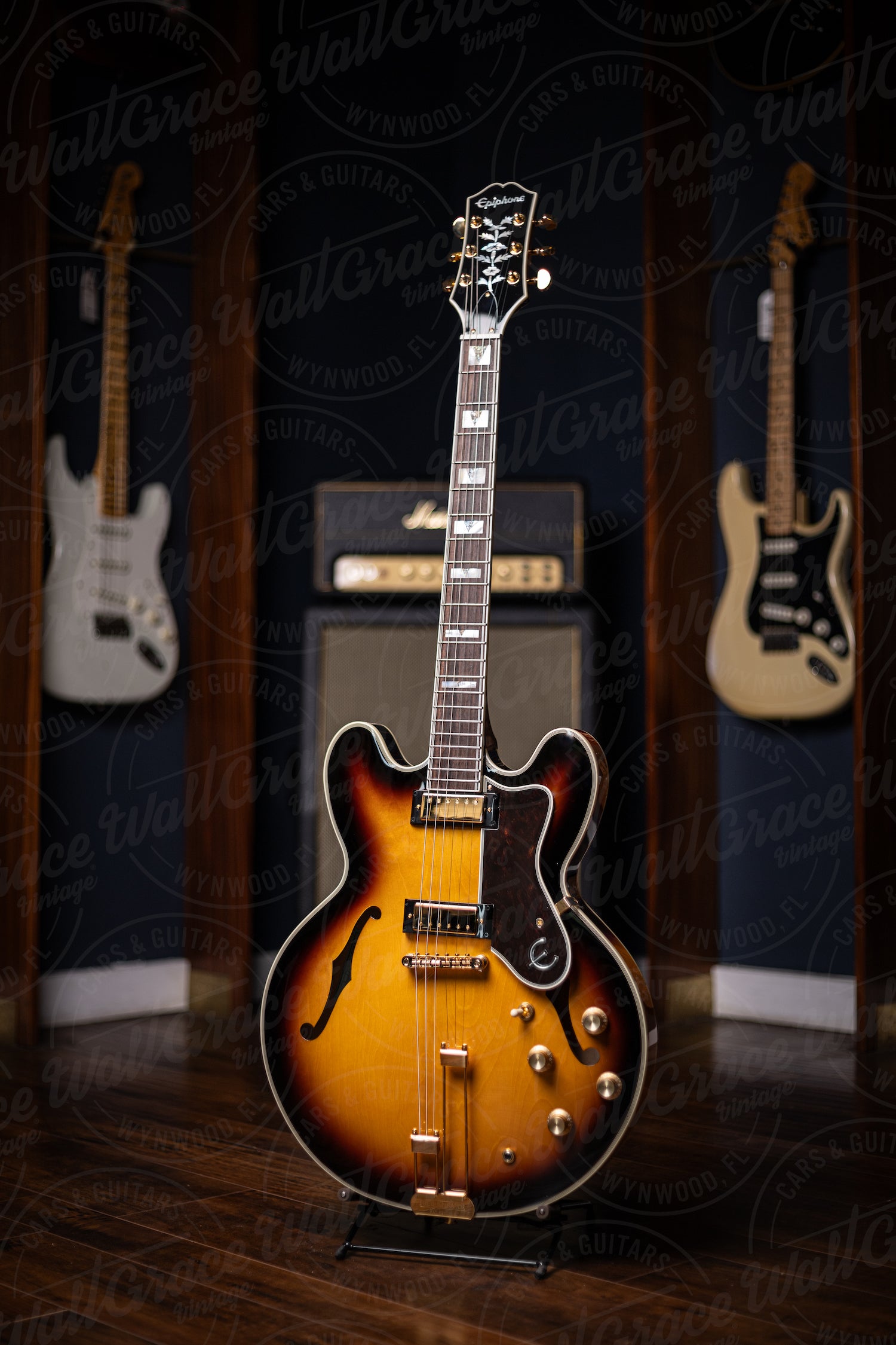Epiphone Sheraton Electric Guitar - Vintage Sunburst – Walt Grace