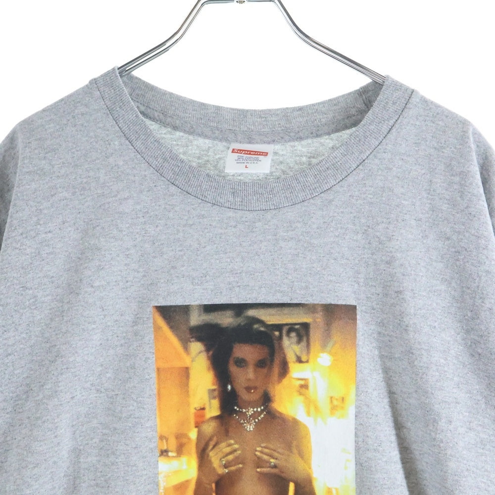 SUPREME(シュプリーム) 18SS Nan Goldin Kim in Rhinestone Tee ナン