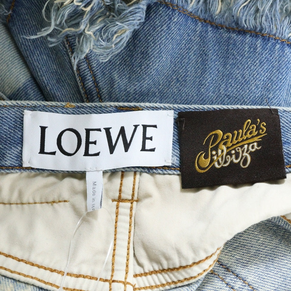 LOEWE(ロエベ) Paula's Ibiza Moon Denim Short パウラズ イビザ