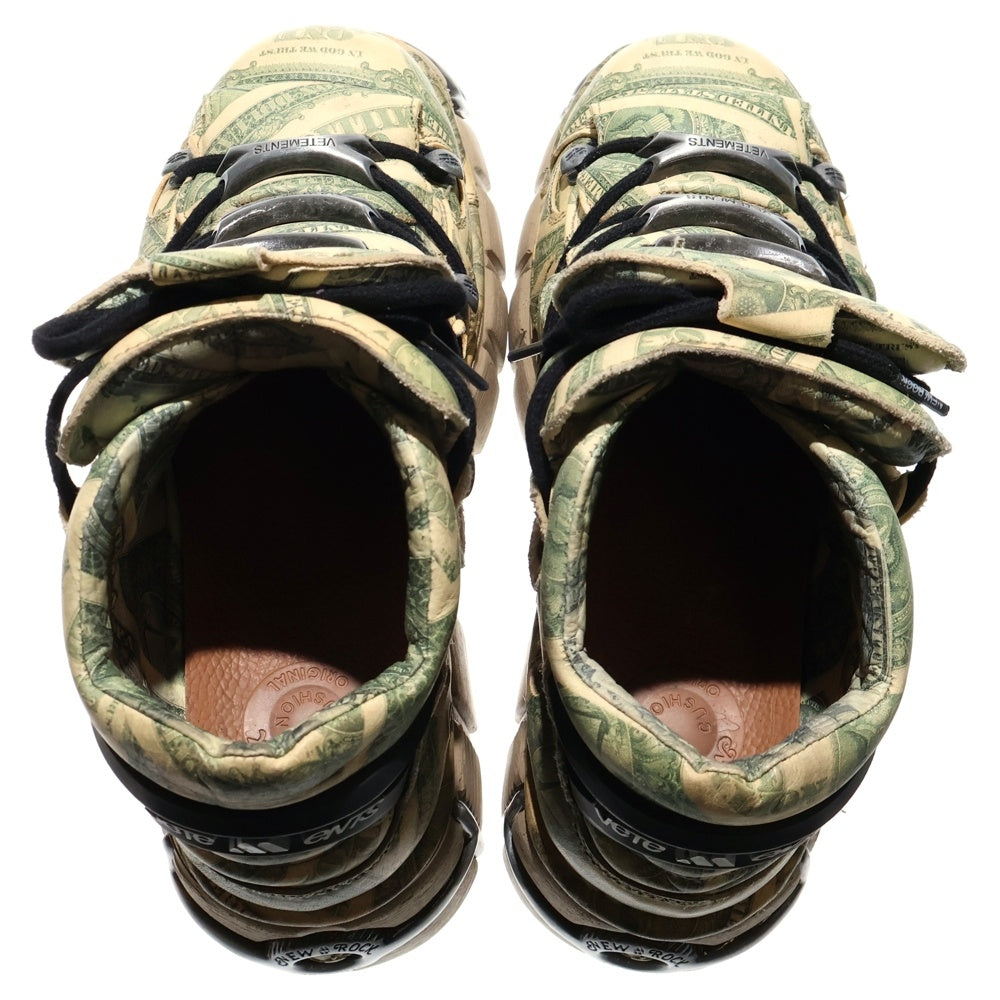 NEW ROCK(ニューロック) ×VETEMENTS ヴェトモン Platform Sneaker