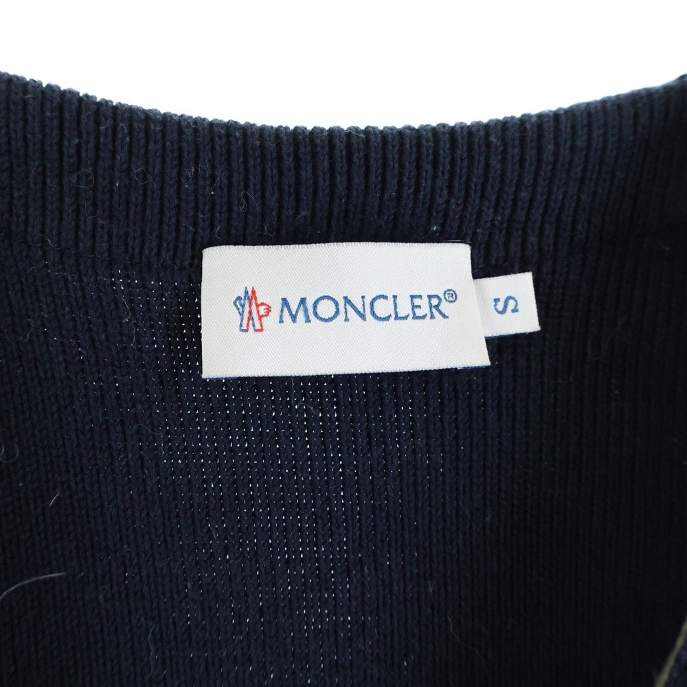 MONCLER(モンクレール) MAGLIA TRICOT GILET ニット切替ダウン