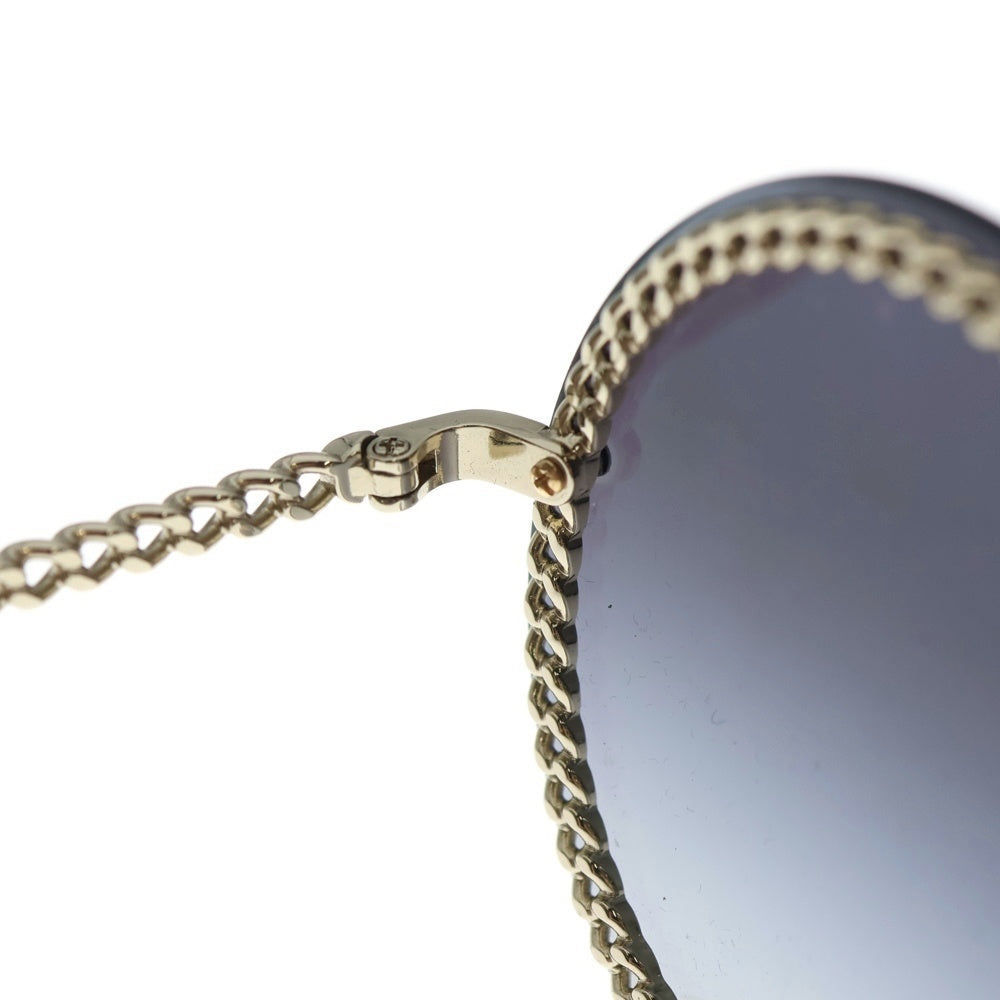 CHANEL(シャネル) ココマーク グラスチェーン付き ラウンドフレーム