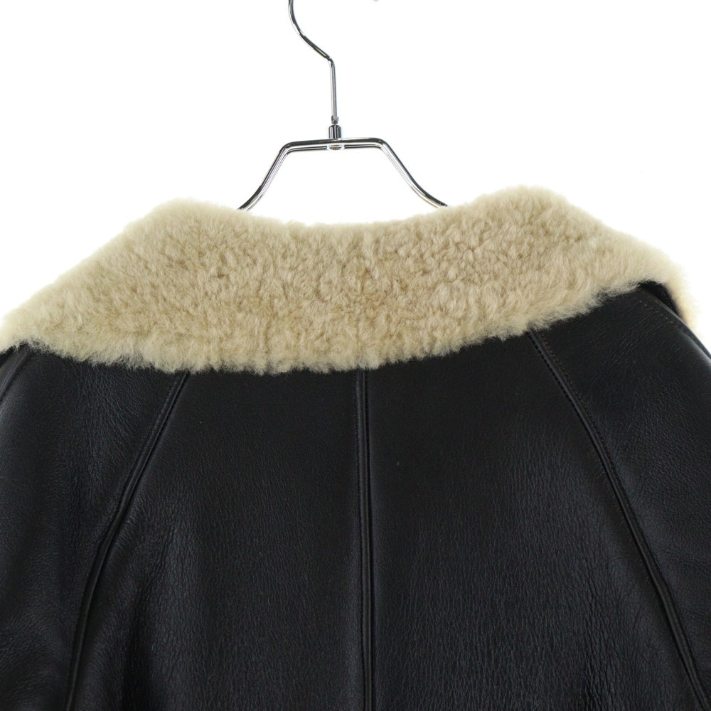 CHROME HEARTS(クロムハーツ) クロスボールボタン レザー ムートン