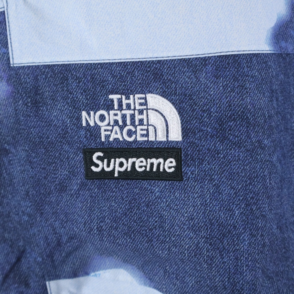 SUPREME(シュプリーム) 21AW ×THE NORTH FACE Bleached Denim Print