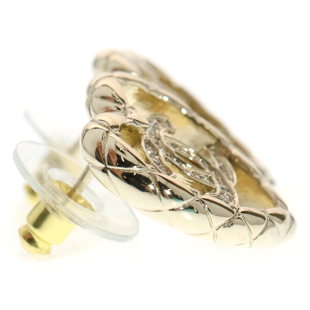 CHANEL(シャネル) ココマーク ロゴ ラインストーン ハート ピアス