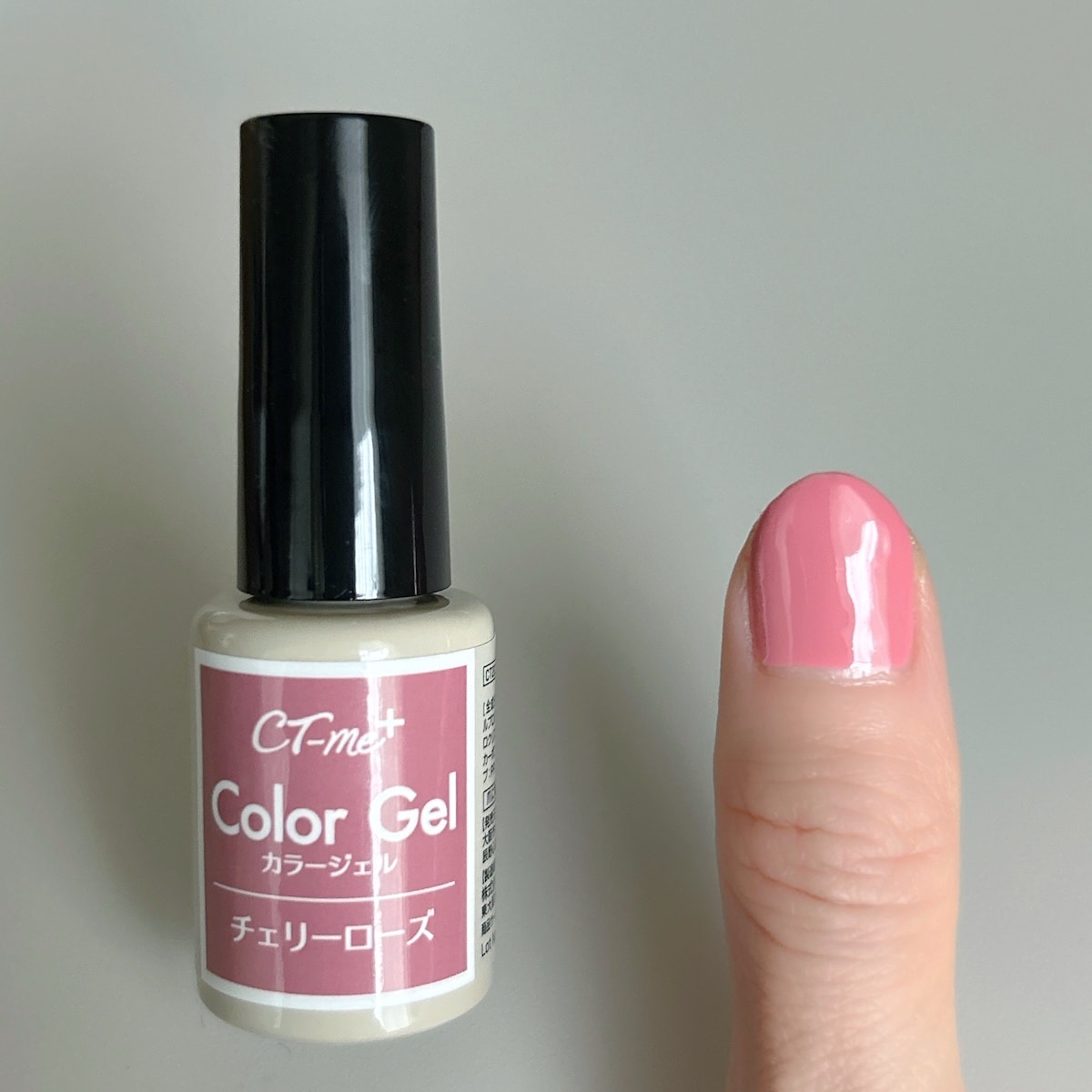 ジェルネイル CTM+カラージェル チェリーローズ クレヨンタッチミー