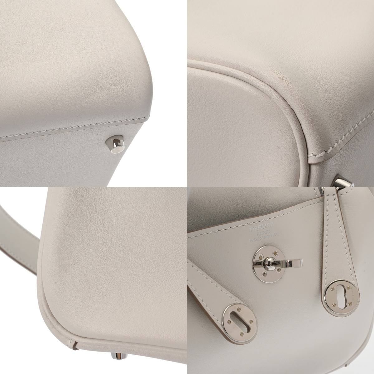 エルメス リンディ ミニ 2 ヴェルソ グリペール/グリメイヤー ヴォー