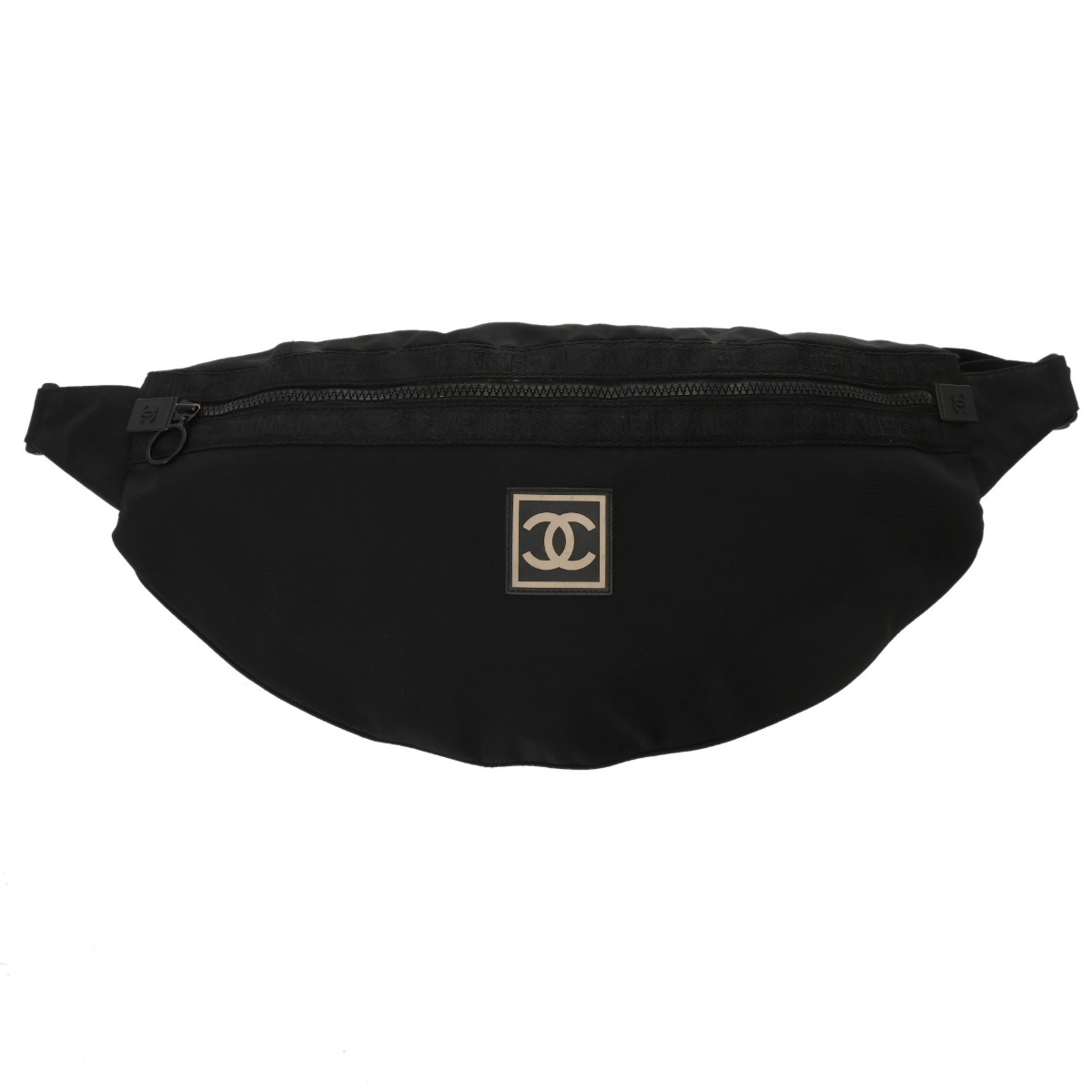 シャネル スポーツライン ショルダーバッグ ブラック ナイロン