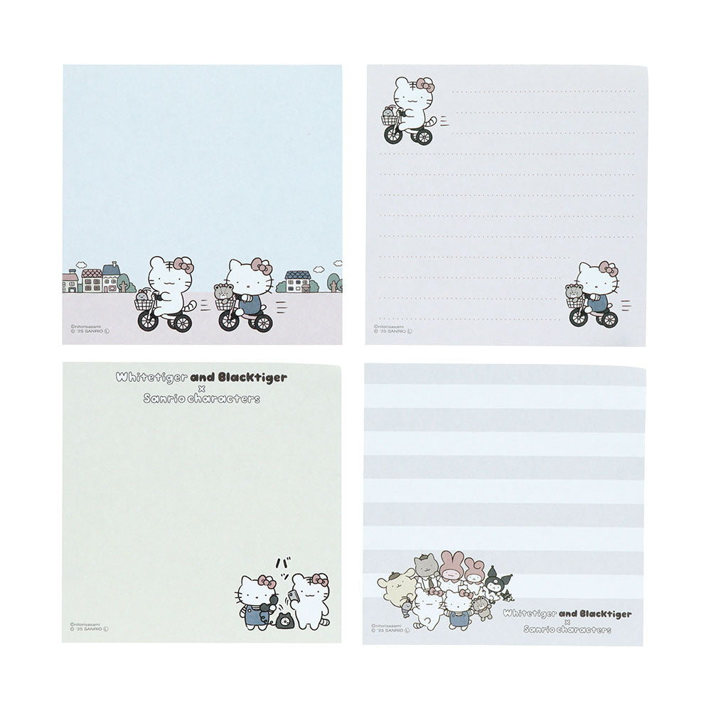ホワイトタイガーとブラックタイガー×サンリオキャラクターズ スクエア