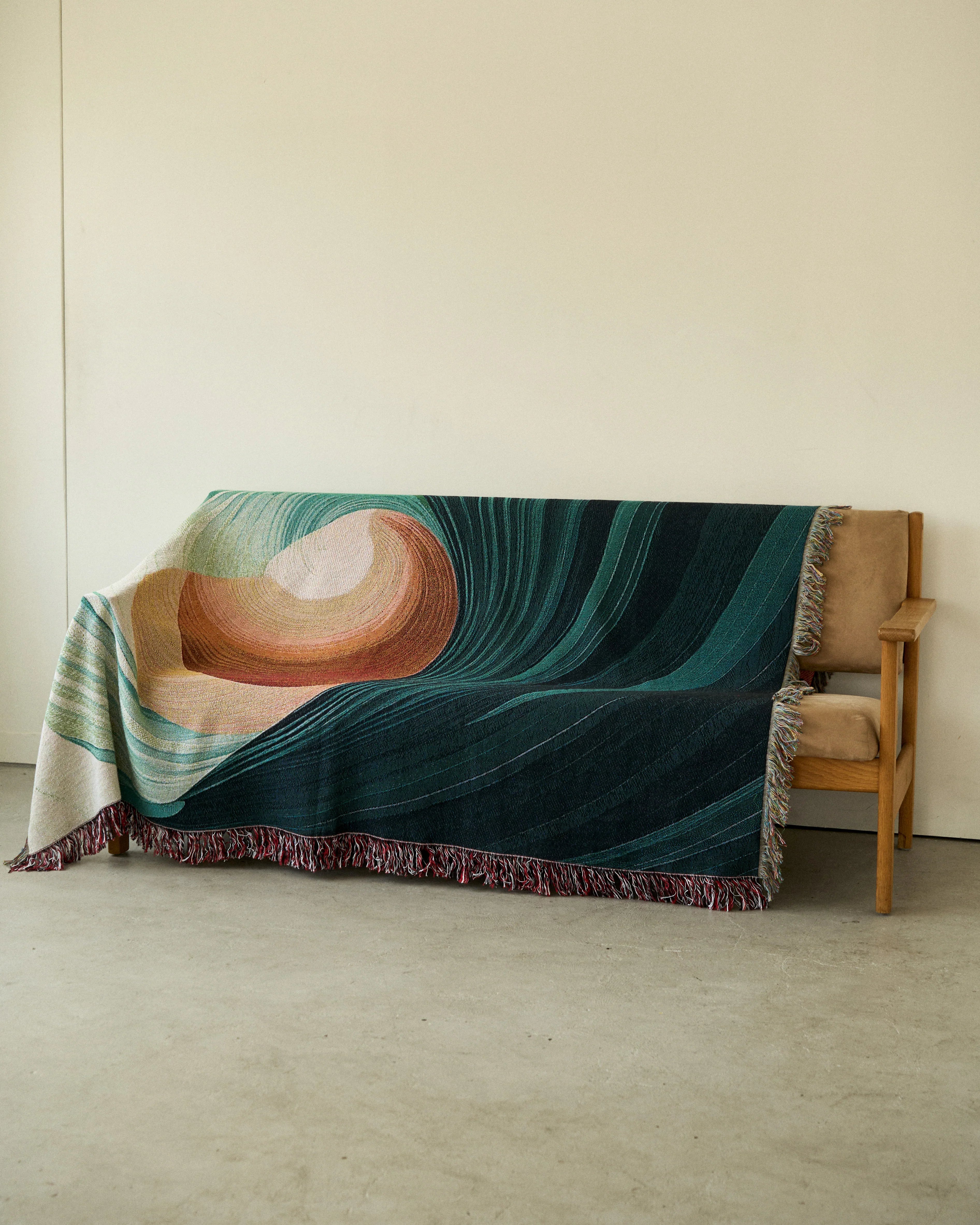 Fluid Spiral Throw Blanket | iMPeRF