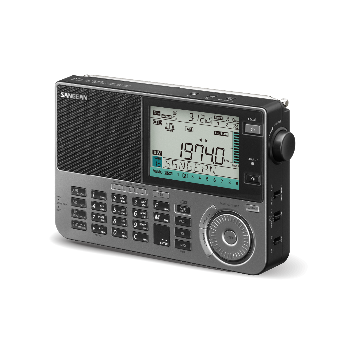 ATS-909X2 FM/SW/MW/LW/Air Receiver│SANGEAN Electronics