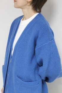 再入荷】ディニテコリエ(Dignite Collier）ジップニットカーディガン