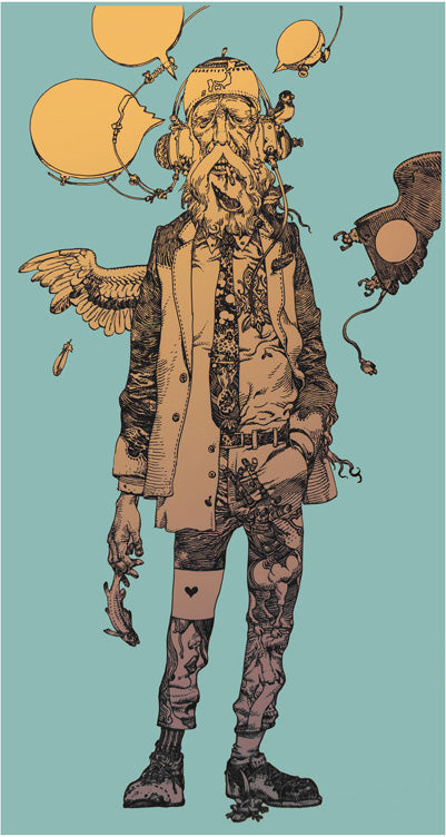 寺田克也版画『エンジェルじいさん』 – FREESTYLE