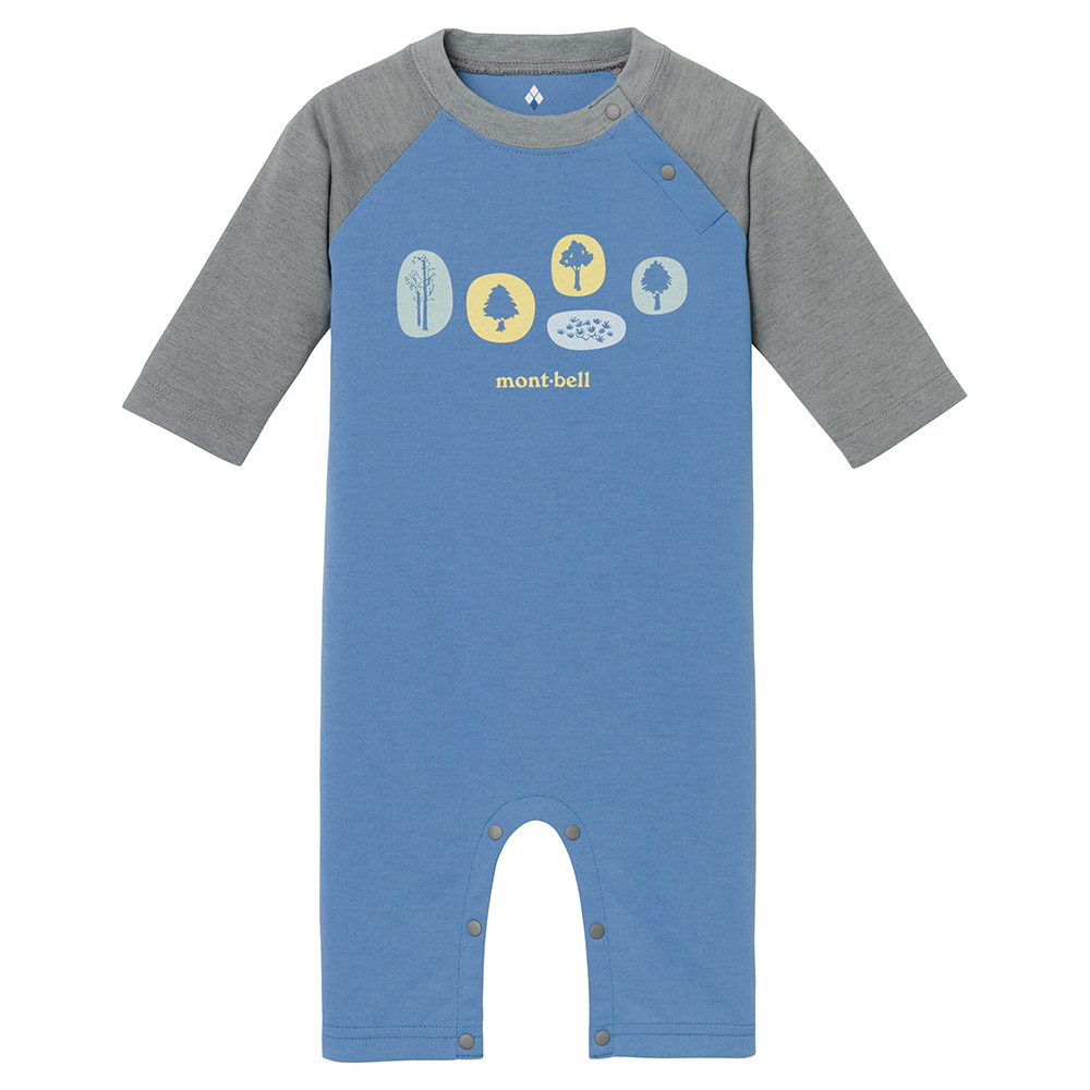 WIC.ロングスリーブ ロンパース Baby's 山の木 70-80｜モンベル