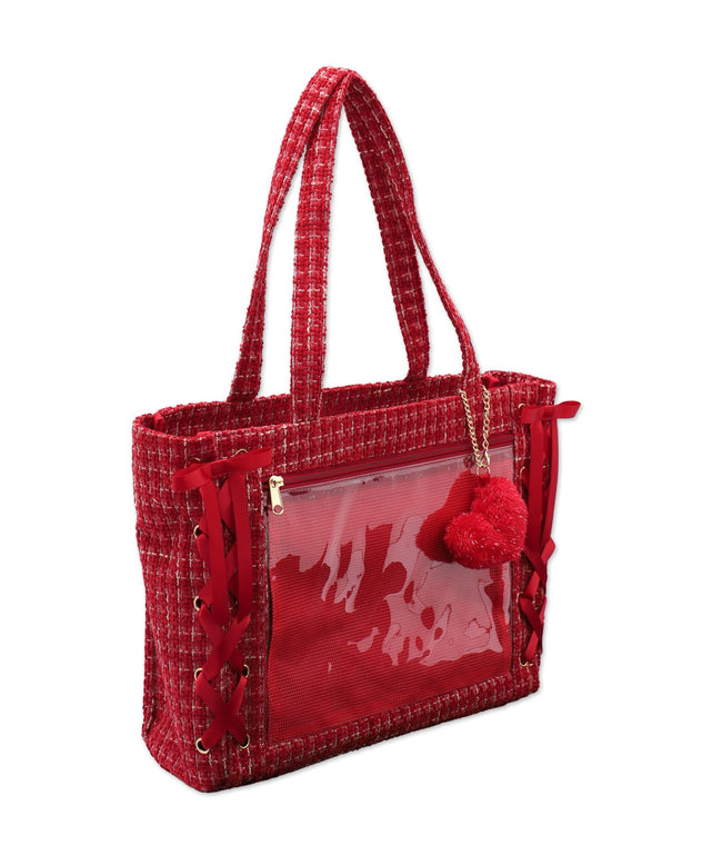 ツイードレースアップ痛バッグS｜WEGO（ウィゴー） – WEGO ONLINE STORE