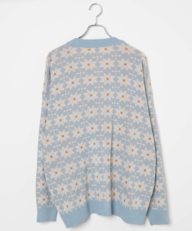 リネンライク総柄ルーズカーディガン – WEGO ONLINE STORE