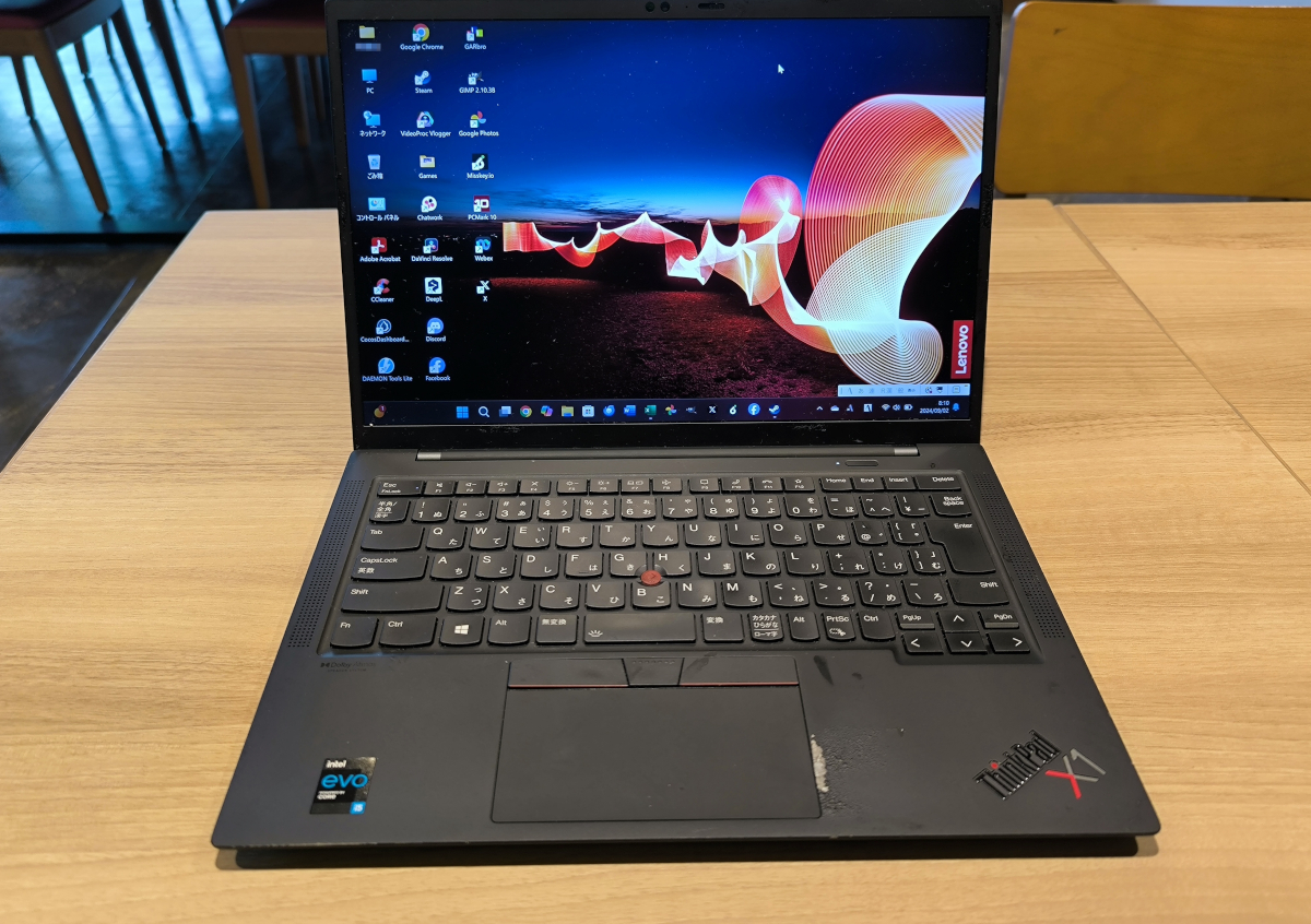 Lenovo ThinkPad X1 Carbon ジャンク 動作未確ACなし Lenovo ThinkPad