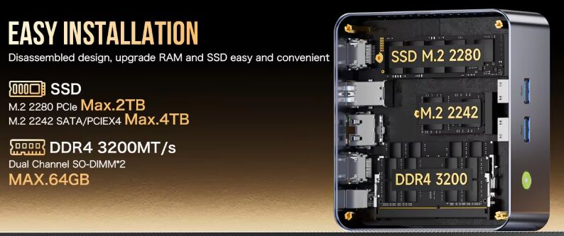 Core i9-12900HKを搭載のミニPC「GMKtec M3 Plus」のスペックのまとめ