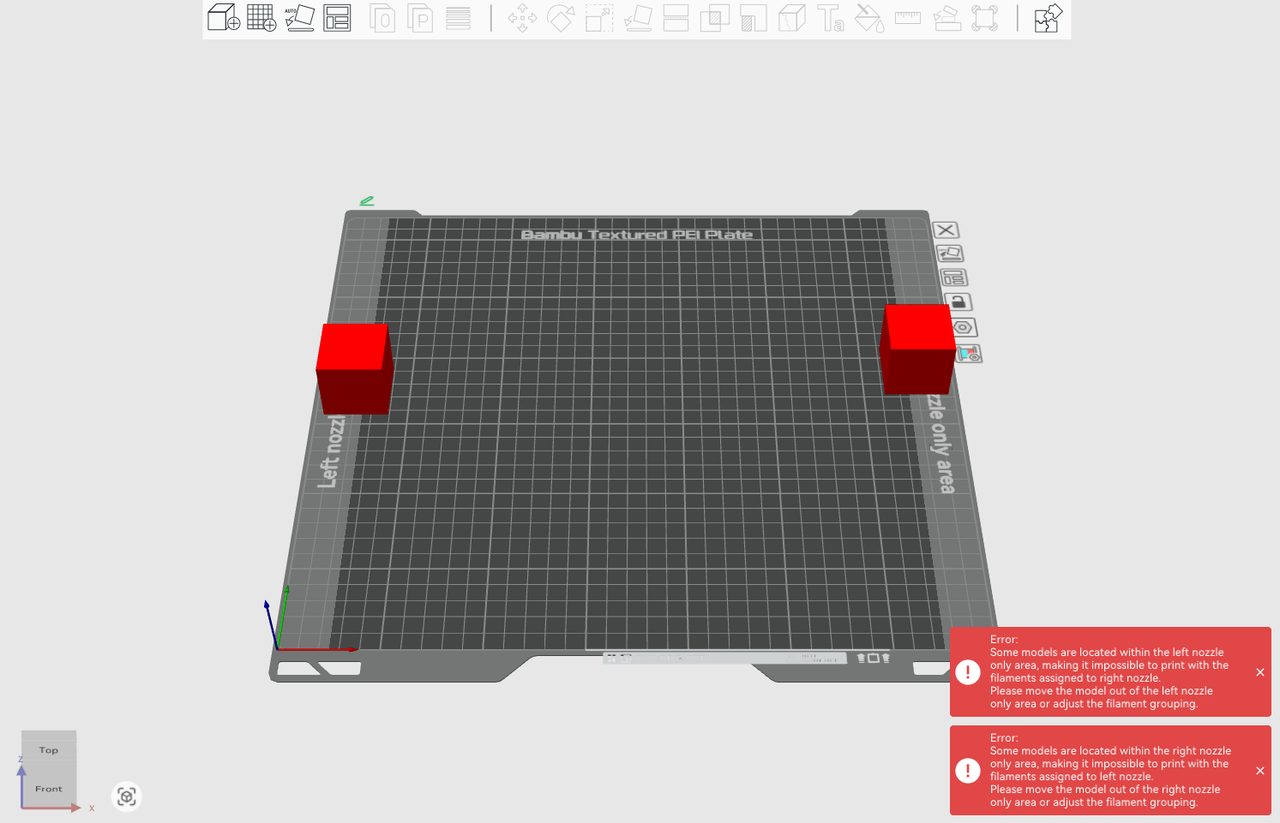 Introduction to the printable range of H2D dual nozzles | Bambu