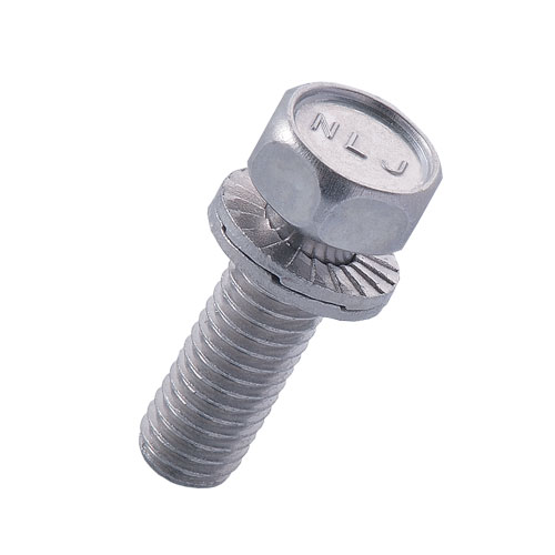 鉄(ハイニッケル) 六角ボルト ノルトロックワッシャー付 FBT-0000-NR