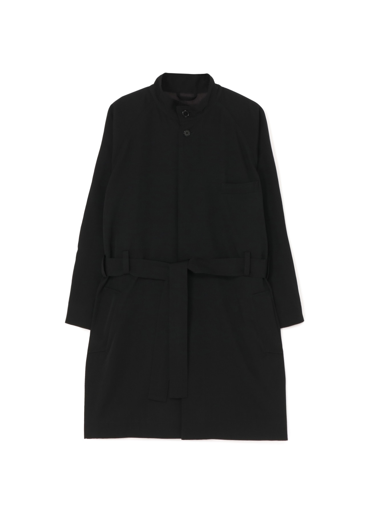 WILDSIDE × Kie Einzelganger Wool Gabardine Coat(FREE SIZE BLACK