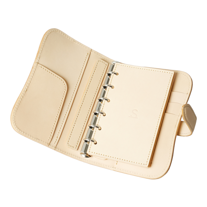 ミニ6穴手帳カバー《ジェネシス》サドルプルアップ｜WILDSWANS