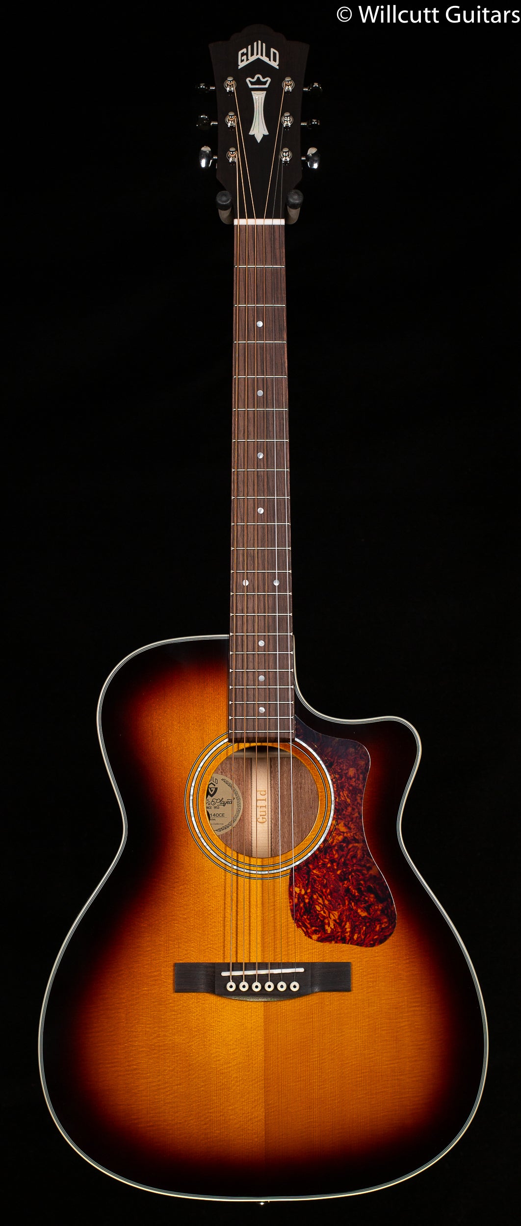Guild OM-140CE Antique Tobacco Sunburst (048) - Willcutt Guitars
