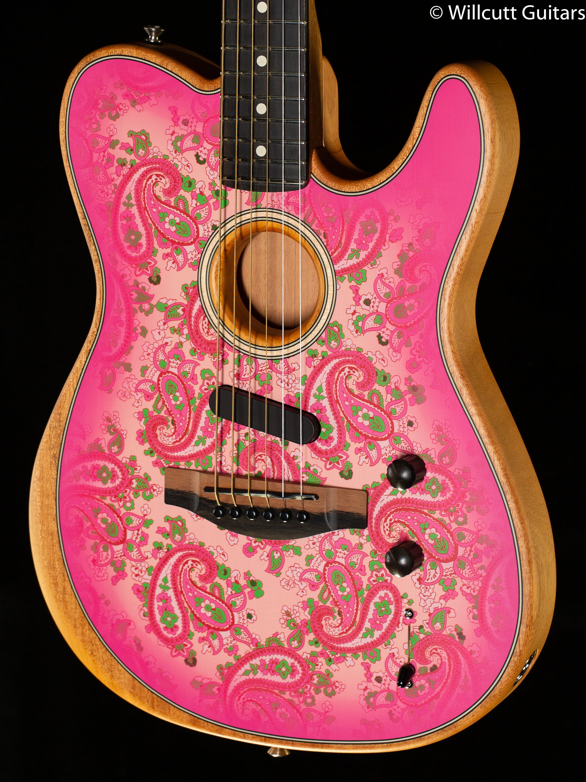Fender American Acoustasonic Telecaster Pink Paisley (319