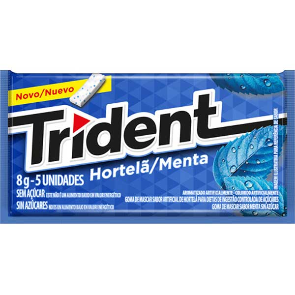 CHICLE TRIDENT HORTELA | Wilso Distribuidor