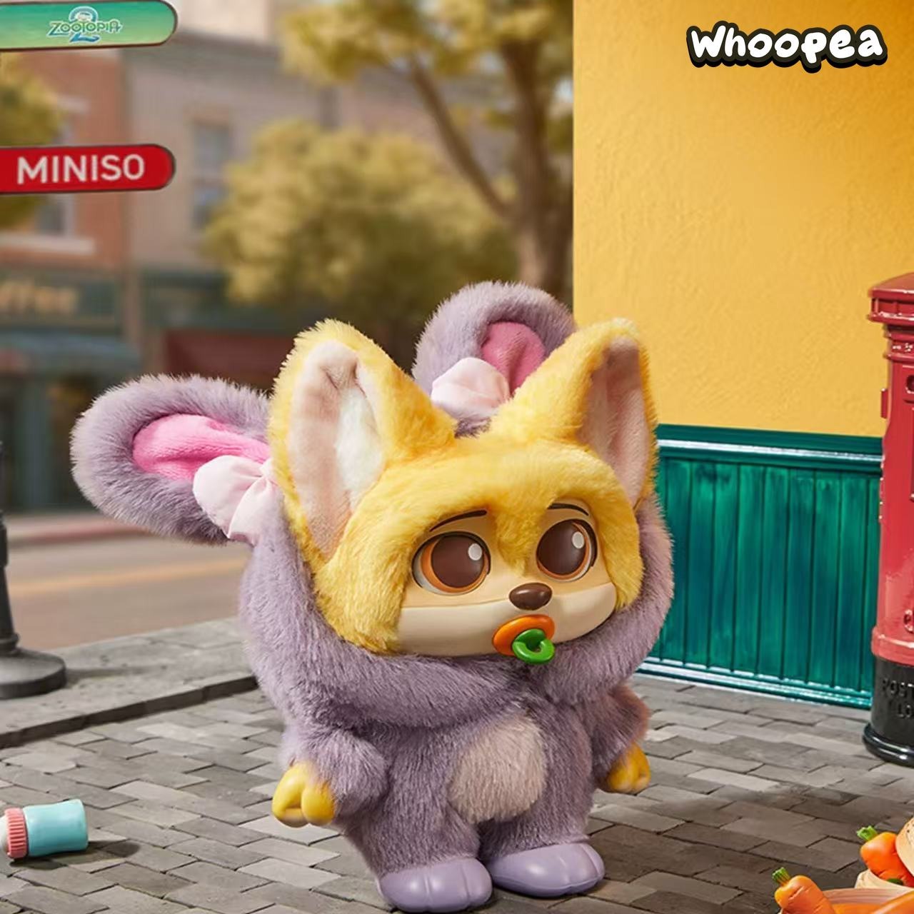 MINISO名創優品 ズートピア V2 日常 ビニールぬいぐるみペンダント