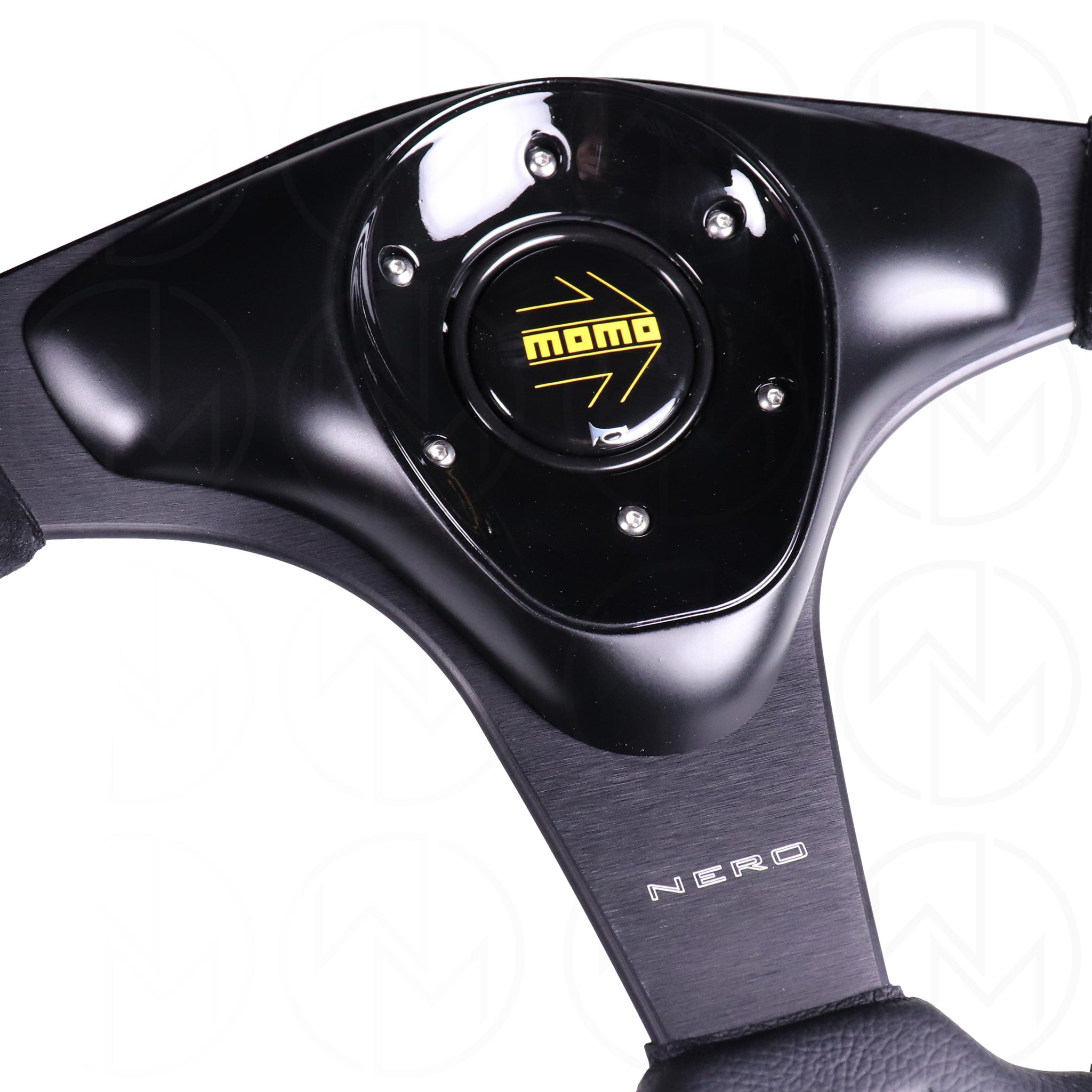 Momo Nero Steering Wheel - 350mm Leather Combo - Wheel Mod – WheelMod