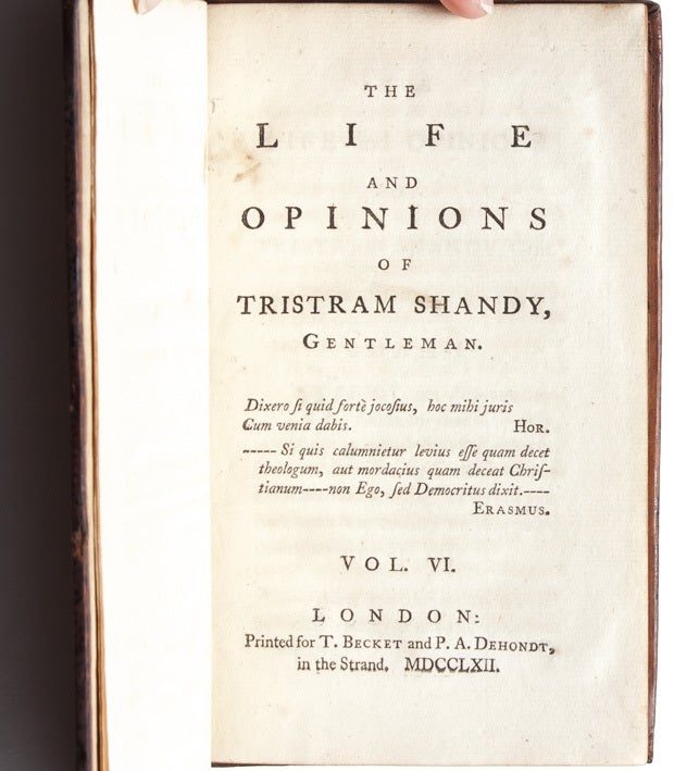 Life and Opinions of Tristram Shandy | Laurence Sterne | First edition