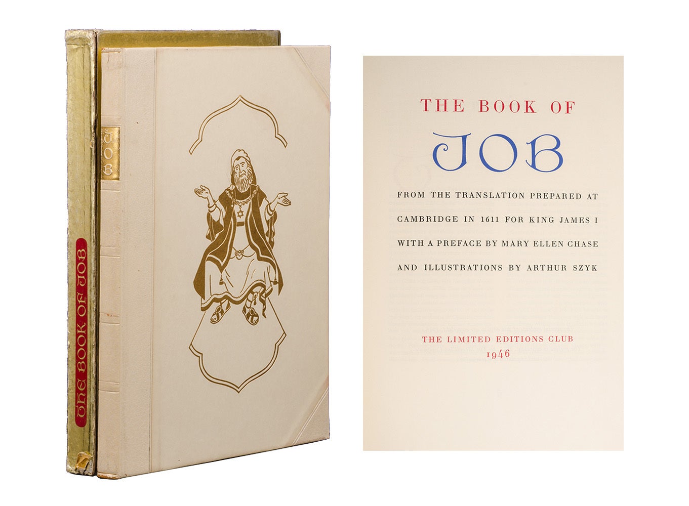 The Book of Job Signed limited edition | Arthur Szyk, Bible in