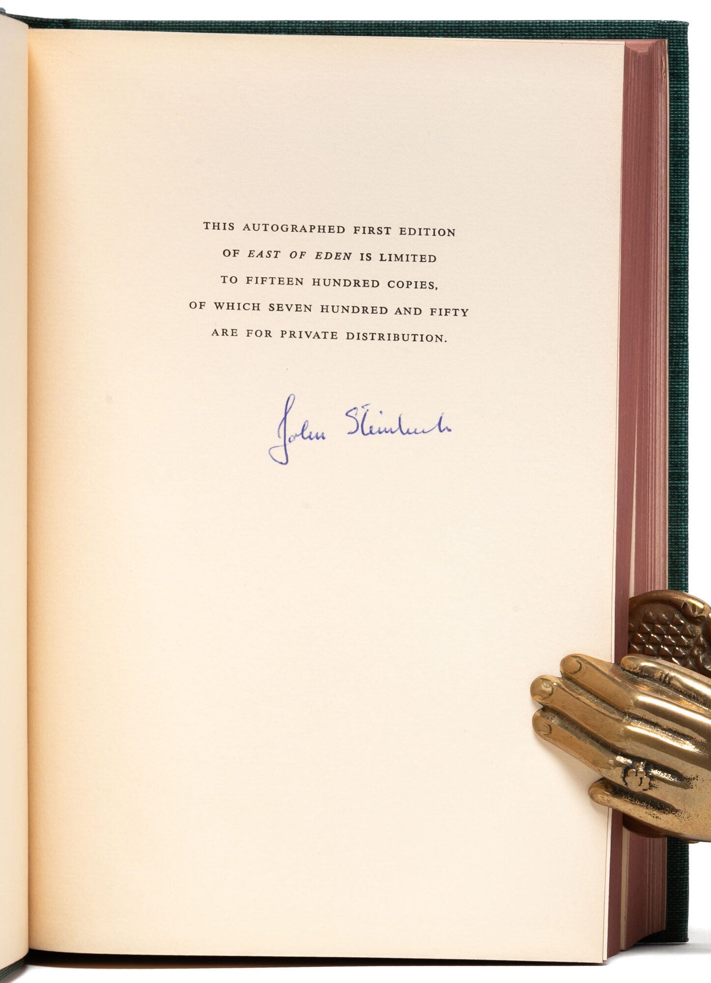 East of Eden Signed limited edition | John Steinbeck | First edition