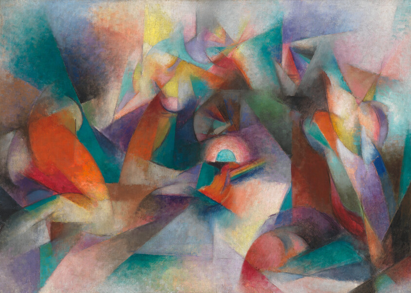 Stanton Macdonald-Wright | Oriental - Synchromy in Blue-Green