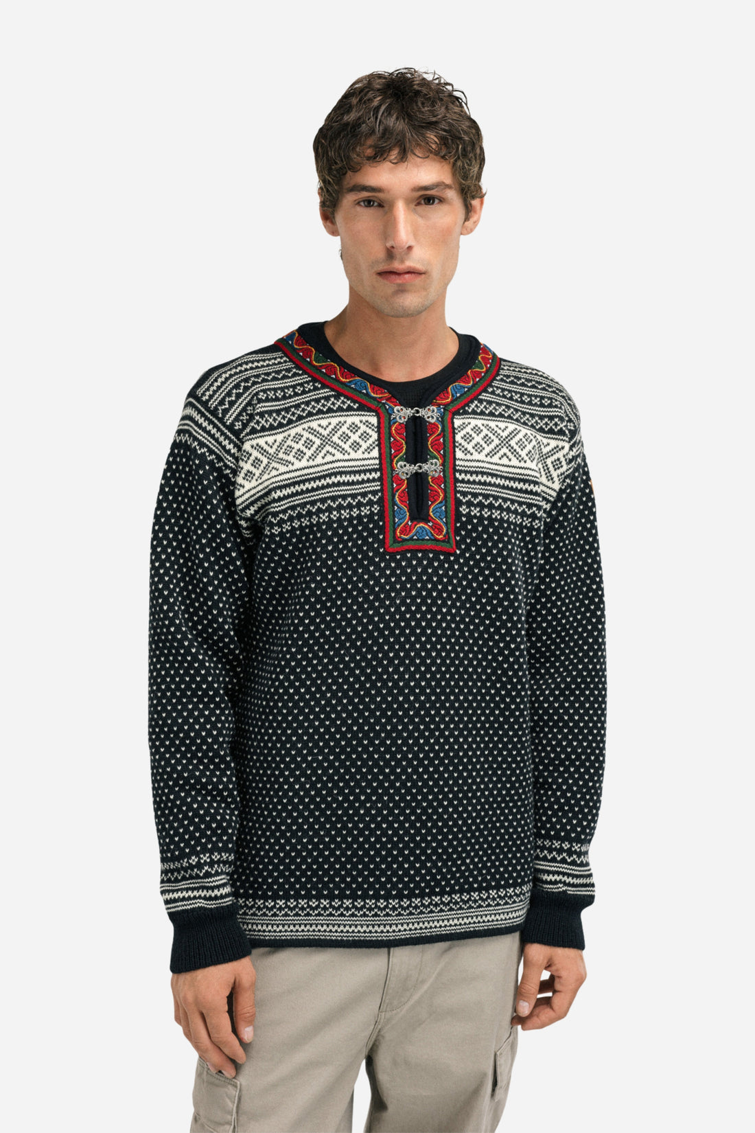 Dale of Norway - Setesdal Unisex Sweater - Black – Amos & Andes