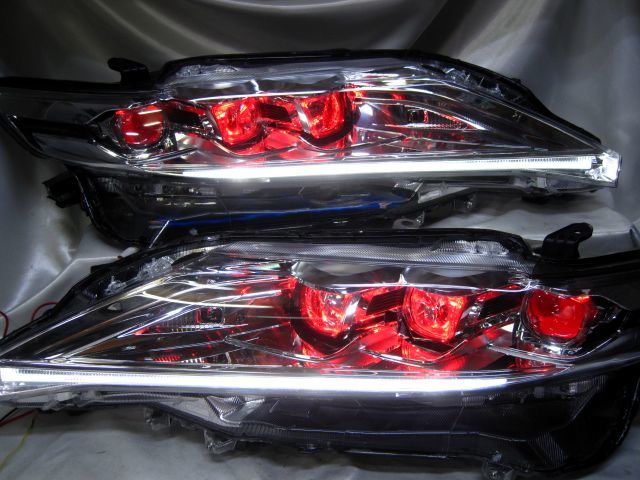 60系ハリアーをカスタム！後期ヘッドライト移植でスポーティに | LED