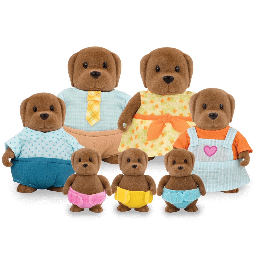 The Wagadoodle Dogs | Small Animal Figurines | Li'l Woodzeez