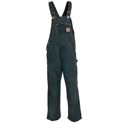 Carhartt R27MOS Moss Quilt Lined Sandstone Overall
