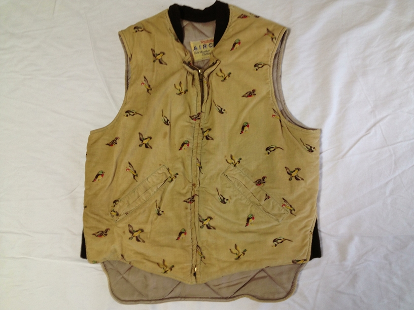 DUXBAK “AIRCEL” VEST DUCK PRINT (1960's) | workwear and more