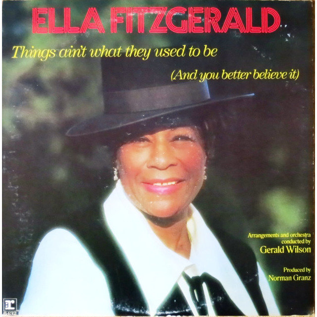 Ella Fitzgerald / エラ・フィッツジェラルド「THINGS AIN'T WHAT THEY