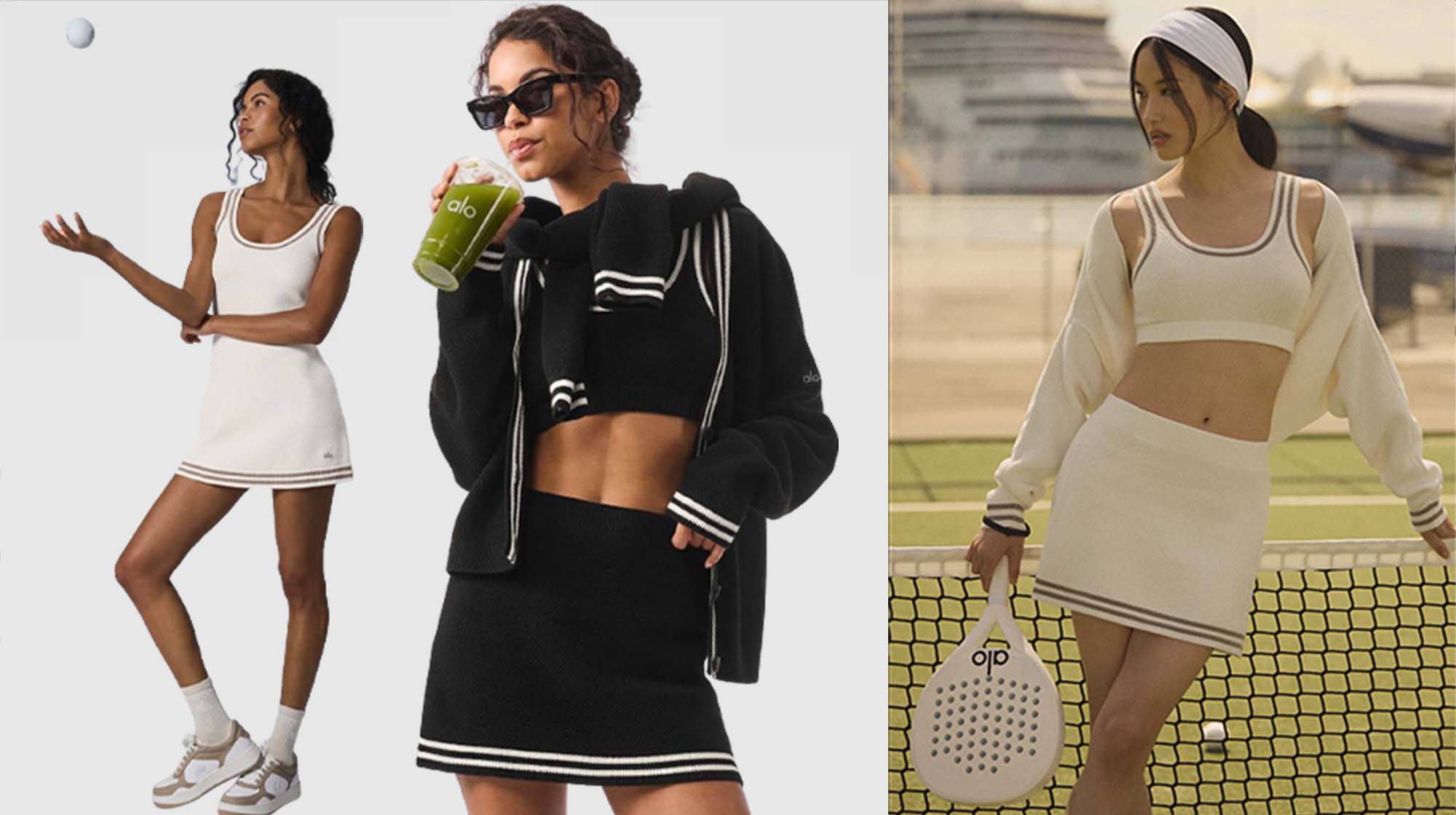 Alo Yoga's New Collection Serves Up Tenniscore Must-Haves for Spring