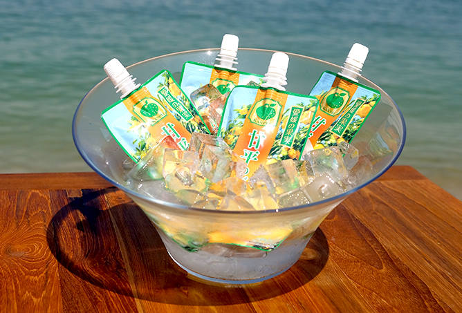 愛媛の果実 甘平入り飲むゼリー｜井戸商店