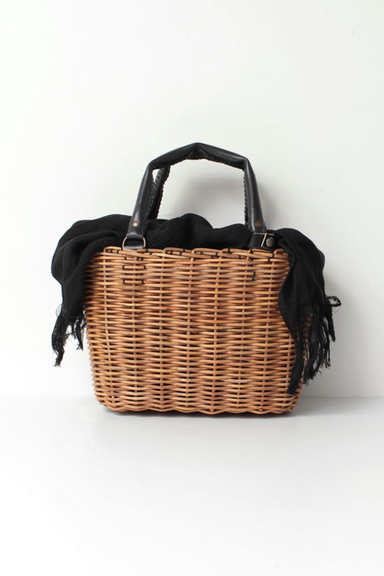 ebagos エバゴス ブライドル トート・バスケット・レザーハンドル