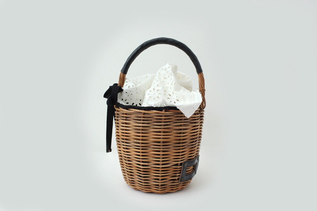 ebagos エバゴス コットンレースかぶせ