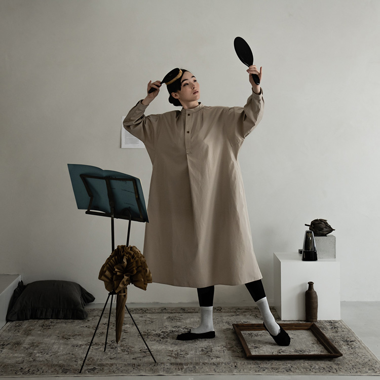 ロングスモックドレス | LDKWARE